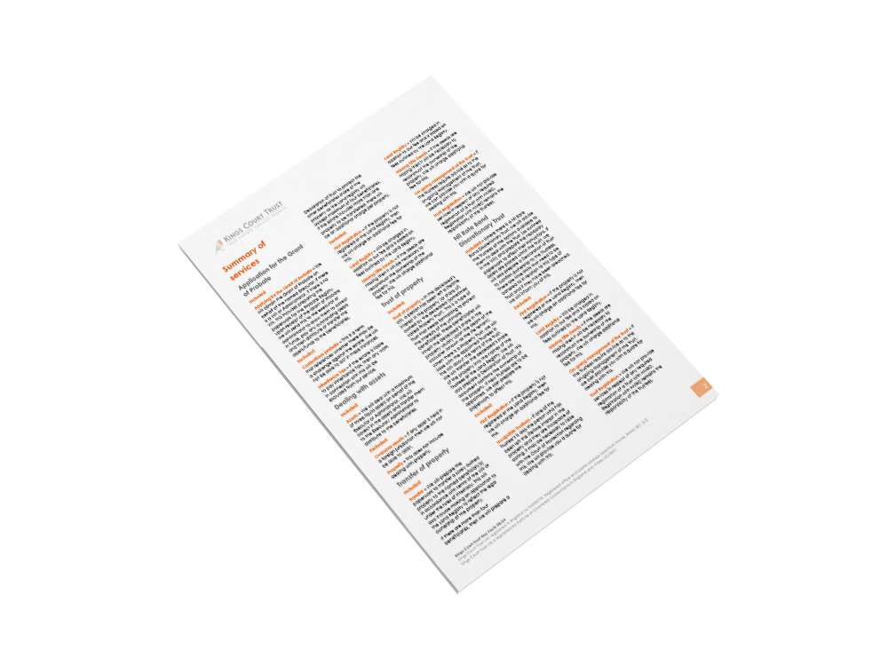 Summary of services - A4 Magazine Mockup